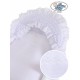Wicker crib cradle moses basket Lily - White