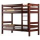 Solid pine wood bunk bed Casper 200x90 cm