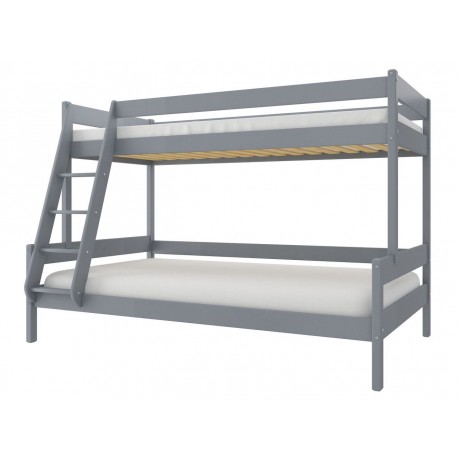 Solid pine wood bunk bed Fred 190x90/120 cm
