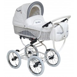 scarlet wicker pram