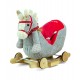 Rocking horse Polly gray-red