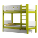 Solid pine wood bunk bed Walter 160x70 cm
