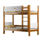 Solid pine wood bunk bed Walter 180x80 cm