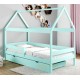 Solid pine wood junior daybed House 160x80 cm