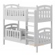Solid pine wood bunk bed Sofia 2 180x80 cm