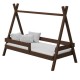 Solid pine wood junior bed TIPI 160x80 cm