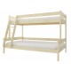 Solid pine wood bunk bed Fred 190x90/120 cm