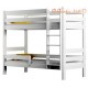 Solid pine wood bunk bed Casper 190x80 cm