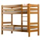 Solid pine wood bunk bed Casper 190x80 cm