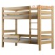 Solid pine wood bunk bed Casper 190x80 cm