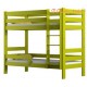 Solid pine wood bunk bed Casper 190x80 cm