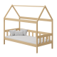 Solid pine wood bed House 180x90 cm