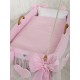 Hanging wicker baby crib cradle