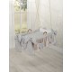 Hanging wicker baby crib cradle