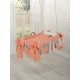 Hanging wicker baby crib cradle