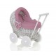 Wicker dolls pram