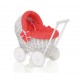 Wicker dolls pram