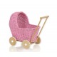 Wicker dolls pram