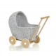 Wicker dolls pram