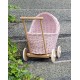 Wicker dolls pram