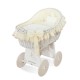 Wicker crib cradle moses basket Carine - Cream