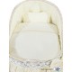 Wicker crib cradle moses basket Carine - Cream