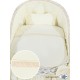 Wicker crib cradle moses basket Carine - Cream