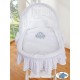 Wicker Crib Glamour - White-White
