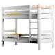 Solid pine wood bunk bed Casper 160x80 cm