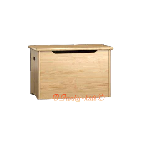 Solid wood chest for toys