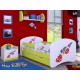 Toddler junior bed Happy Green Collection with drawer and mattress