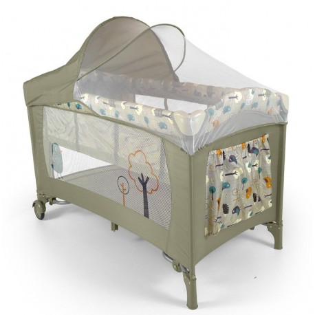 travel cot and changer