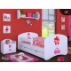 Toddler junior bed Happy Collection for Girls with drawer and mattress