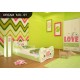 Toddler junior bed Dream Green Collection with drawer and mattress