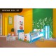 Toddler junior bed Blue Dreams Collection with drawer and mattress
