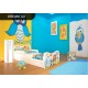 Toddler junior bed White Dreams Collection with drawer and mattress