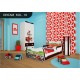Toddler junior bed Walnut Dreams Collection with drawer and mattress