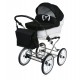 Classic pram Candy Black 3 in 1 travel system