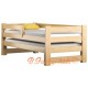 Trundle roll-out solid wood daybed Pablo 160x70 cm